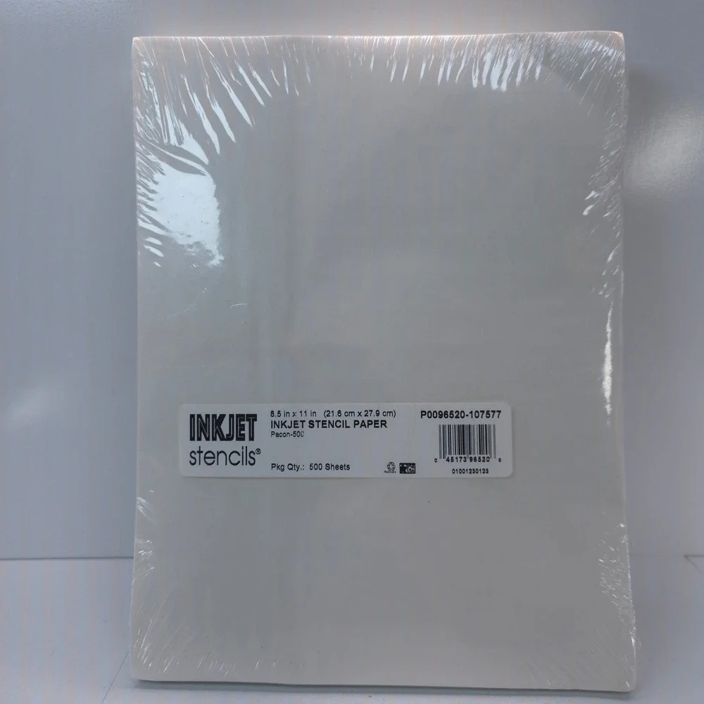 Inkjet Stencils Pacon-500 Inkjet Stencil Paper 8.5x11 500 Sheets P0096520-107577